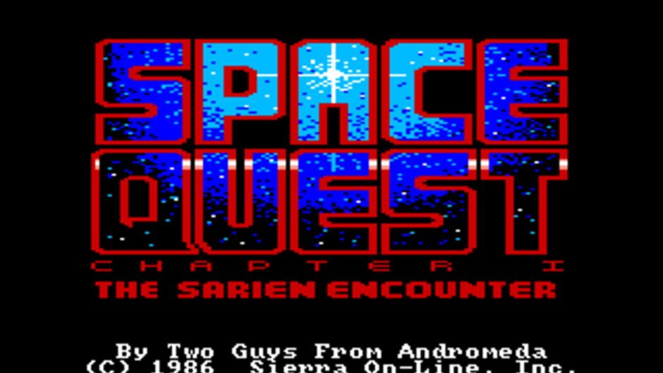 Space Quest: The Sarien Encounter Screenshot 1
