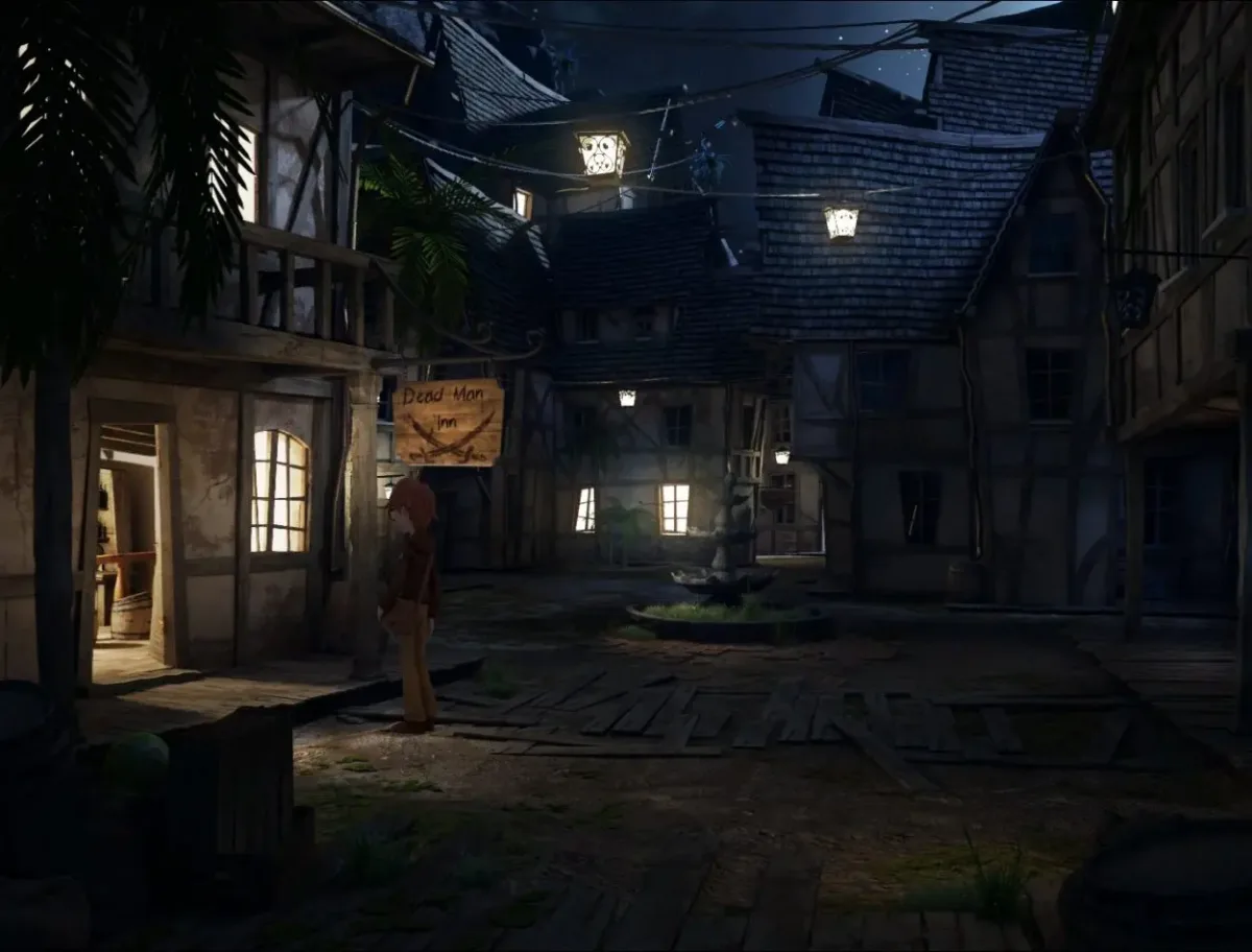 Willy Morgan - Vor dem Gasthaus